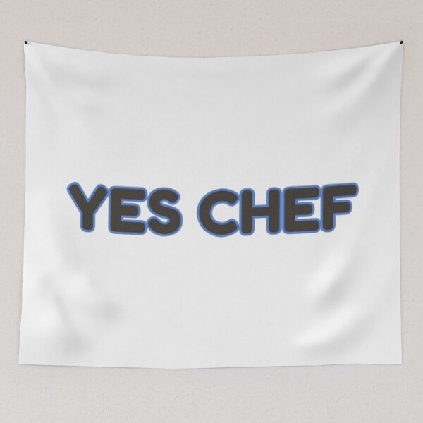 Item preview, Yes Chef Blue designed and sold by stainedauroras.