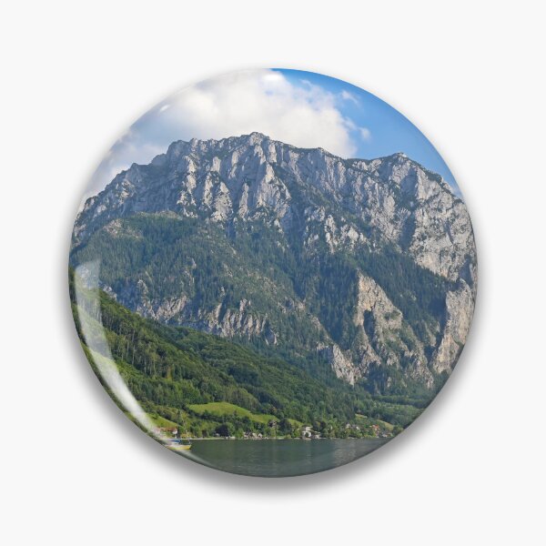 Item preview, Mountains and Lake Traun Traunsee in Upper Austria designed and sold by goceris.