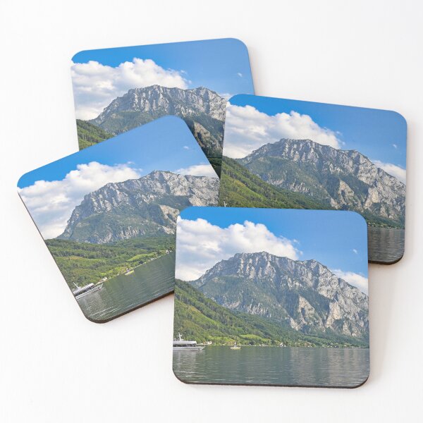Item preview, Mountains and Lake Traun Traunsee in Upper Austria designed and sold by goceris.