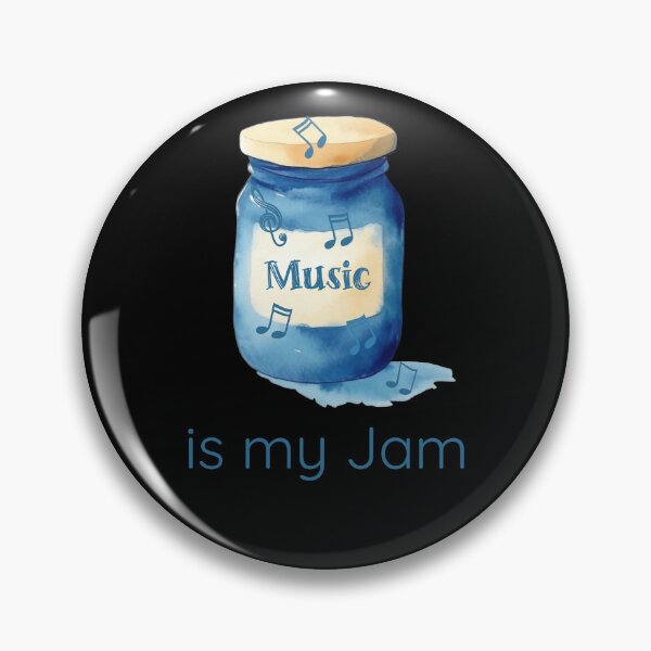Item preview, Funny Music is my Jam for man woman music fans designed and sold by All Year Round.