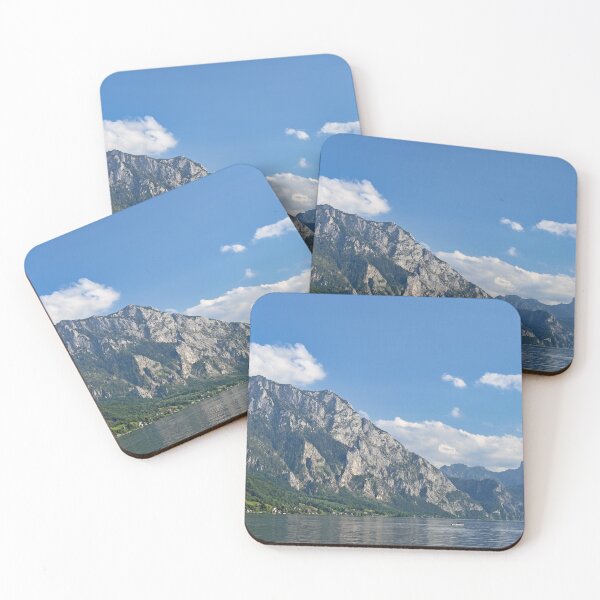 Item preview, Mountains and Lake Traun Traunsee in Upper Austria landscape designed and sold by goceris.