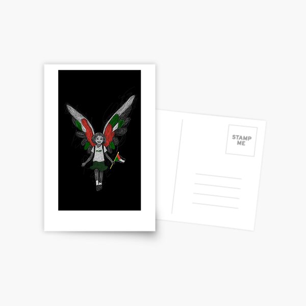 Item preview, Winged Figure Holding a Flag designed and sold by Bartcorner.
