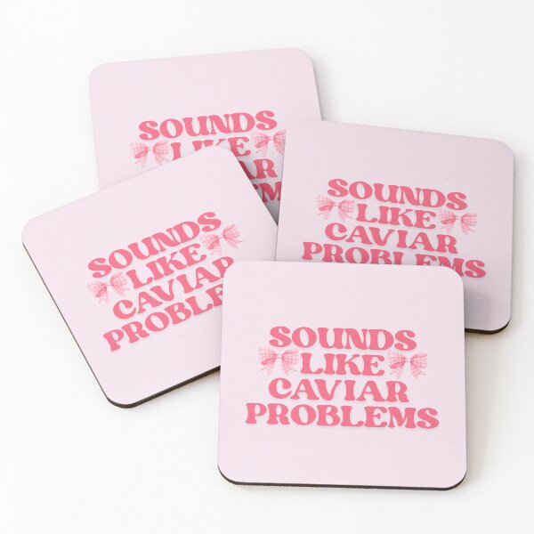 Item preview, Sounds Like Caviar Problems Y2K Coquette Bows Retro Girly T-Shirt designed and sold by SunfullyYours.