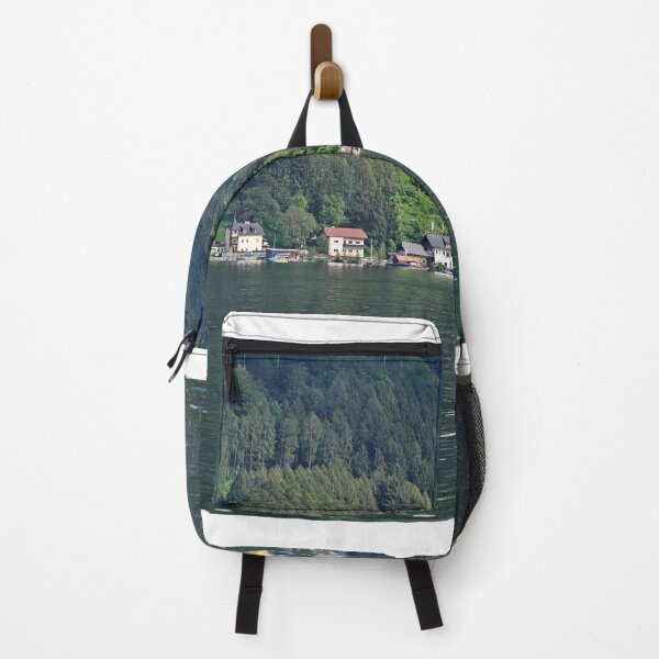 Item preview, A yellow sailboat sails on the Lake Traun Traunsee,Austria designed and sold by goceris.