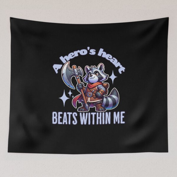 Item preview, A hero's heart beats within me designed and sold by chibirando.