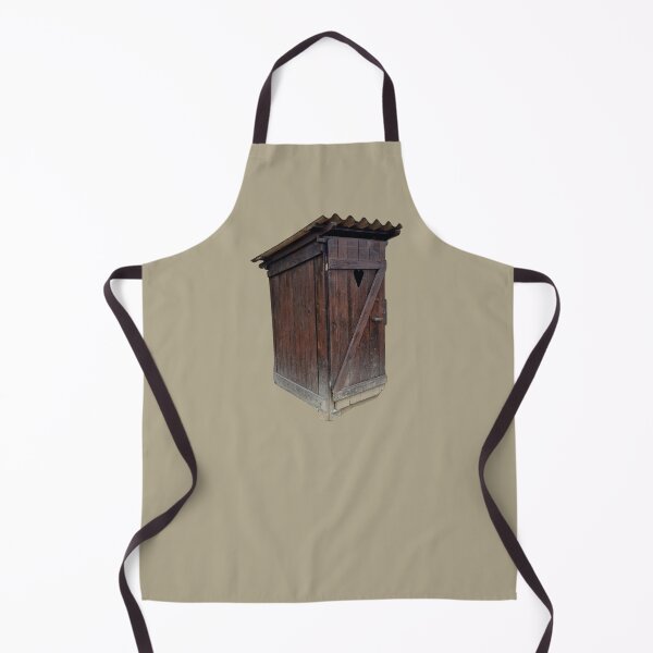 Item preview, Outhouse Toilet, Olive Gray Background, Big Pattern designed and sold by Gaboro.