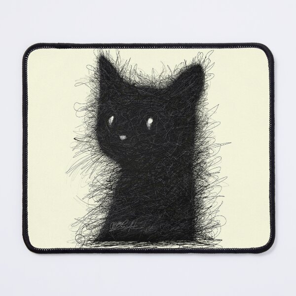 Item preview, Whimsical Scribble Cat - Transparent PNG Art designed and sold by Rocky Mountain Artistry.