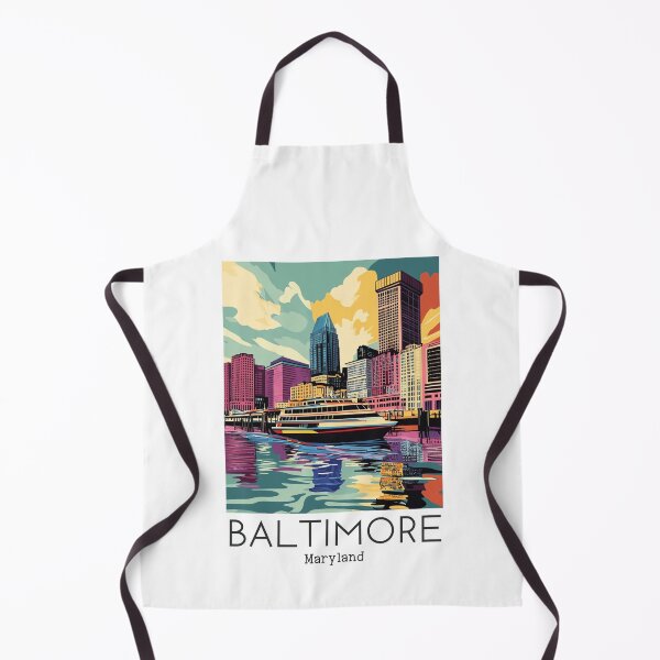 Item preview, A Vintage Travel Illustration of Baltimore - Maryland - United States designed and sold by GoodOldVintage.