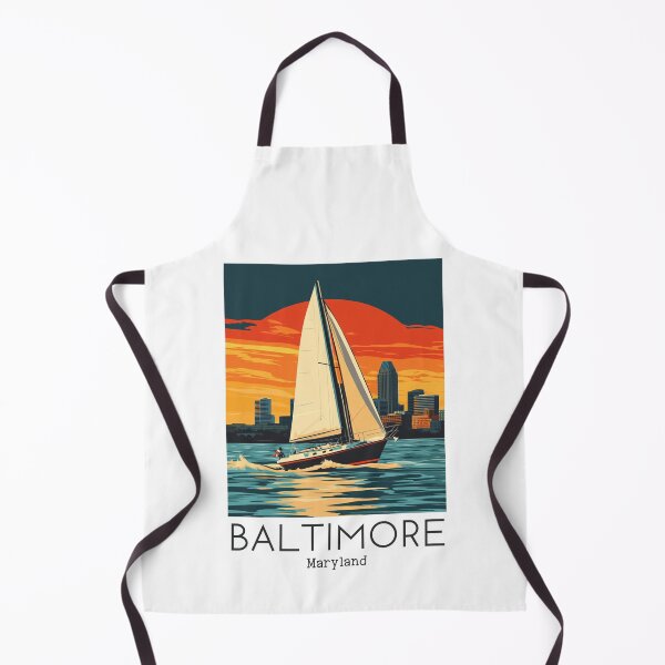 Item preview, A Vintage Travel Illustration of Baltimore - Maryland - United States designed and sold by GoodOldVintage.