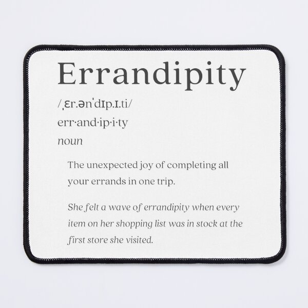 Item preview, Dictionary: Errandipity designed and sold by nature. electrified..