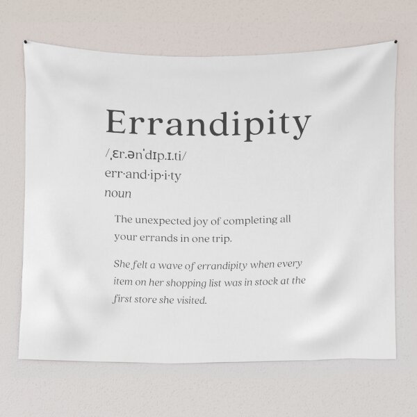 Item preview, Dictionary: Errandipity designed and sold by nature. electrified..