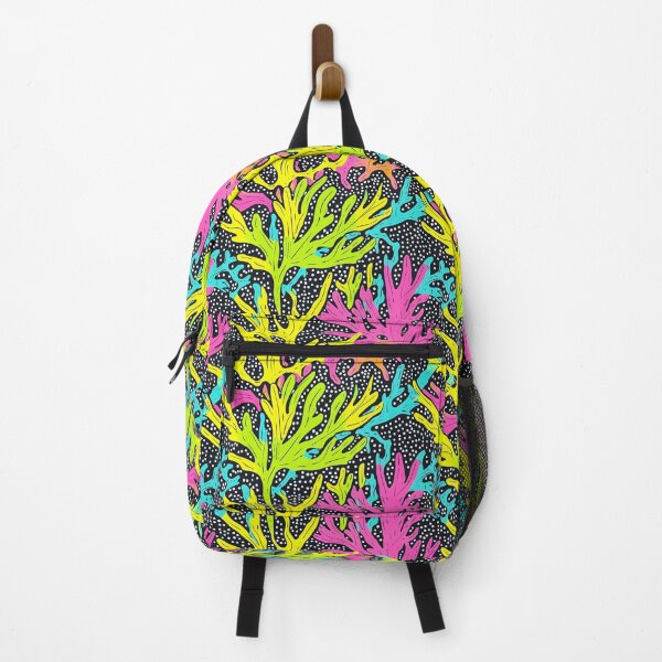 Item preview, Neon Coral Kelp Pop Art Pattern designed and sold by AstroWolf Studio.