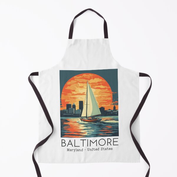 Item preview, A Vintage Travel Illustration of Baltimore - Maryland - United States designed and sold by GoodOldVintage.