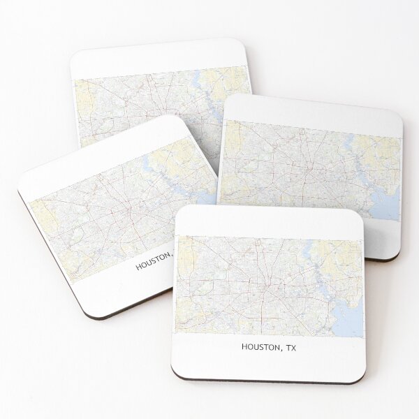 Item preview, Houston, TX 100K Topographical Map Clean designed and sold by PGHPhotoCo.