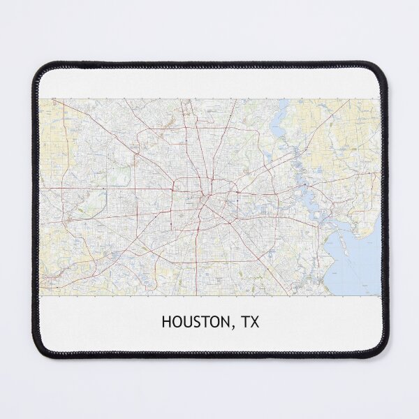 Item preview, Houston, TX 100K Topographical Map Clean designed and sold by PGHPhotoCo.