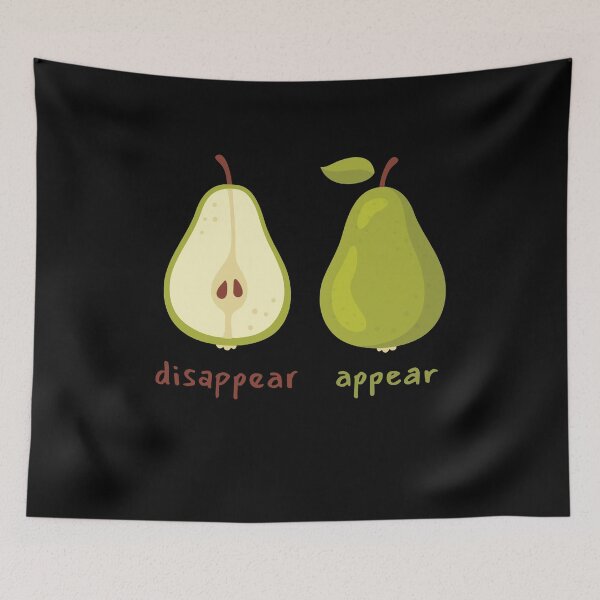 Item preview, Disappear Appear Funny Pears designed and sold by MooonTees.