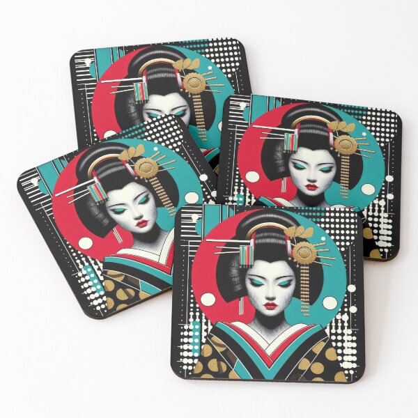 Item preview, Japanese Geisha girl in kimono attire. designed and sold by ideandesign.