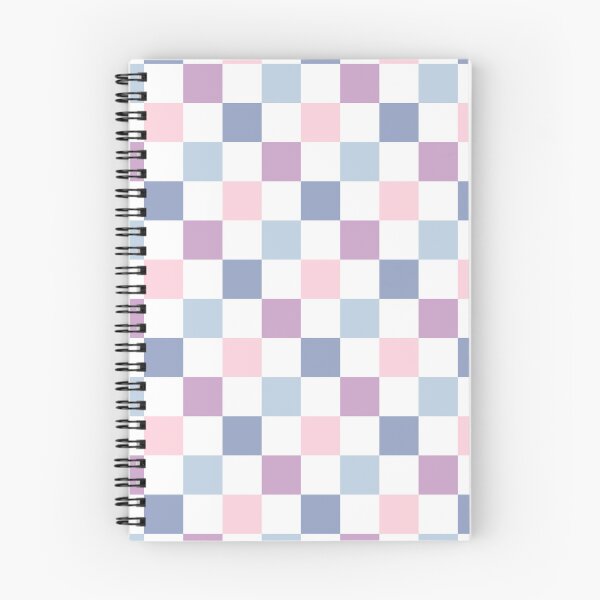 Aperçu de l'œuvre Carreaux rose pastel et bleu créée et vendue par thefriedegg.