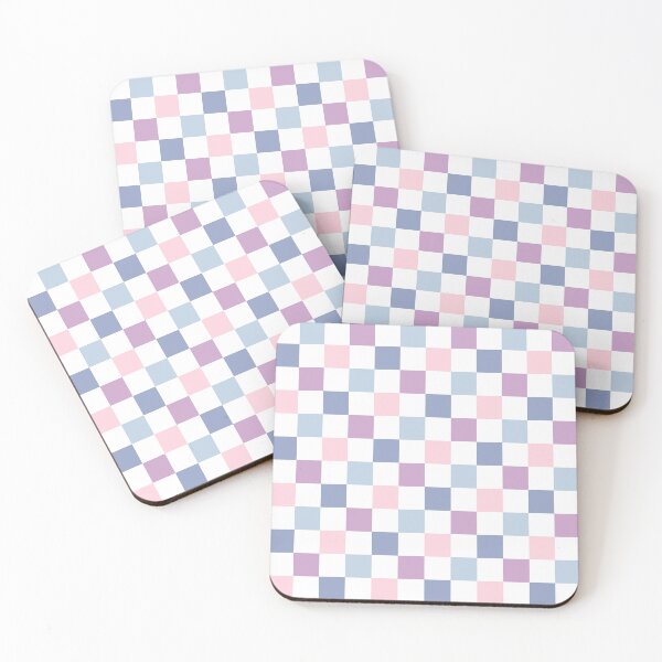 Item preview, Pastel Pink and Blue Checkered designed and sold by thefriedegg.