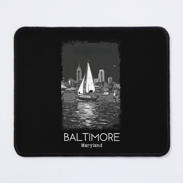 Item preview, A Vintage Travel Illustration of Baltimore - Maryland - United States designed and sold by GoodOldVintage.