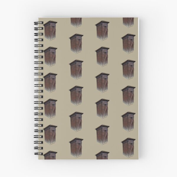 Item preview, Outhouse Toilet, Olive Gray Background, Small Pattern designed and sold by Gaboro.