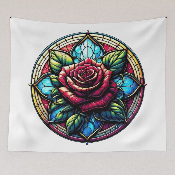 Item preview, Stained Glass Rose designed and sold by Tenpaces.