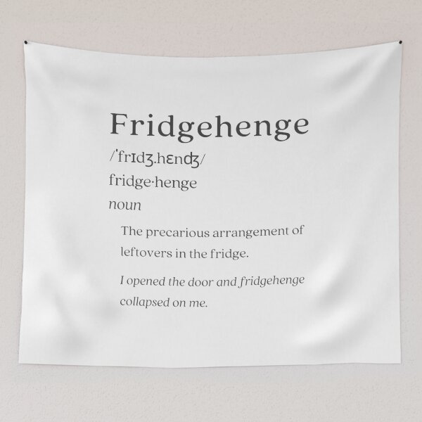 Artikelvorschau, Wörterbuch: Fridgehenge entworfen und verkauft von nature. electrified..