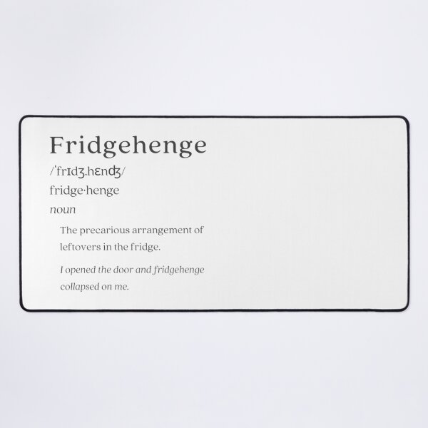 Artikelvorschau, Wörterbuch: Fridgehenge entworfen und verkauft von nature. electrified..