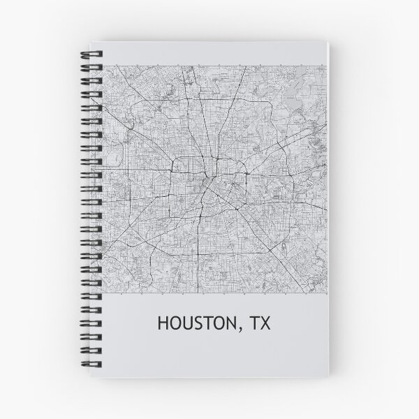 Item preview, Houston, TX 100K Topographical Map Grey designed and sold by PGHPhotoCo.