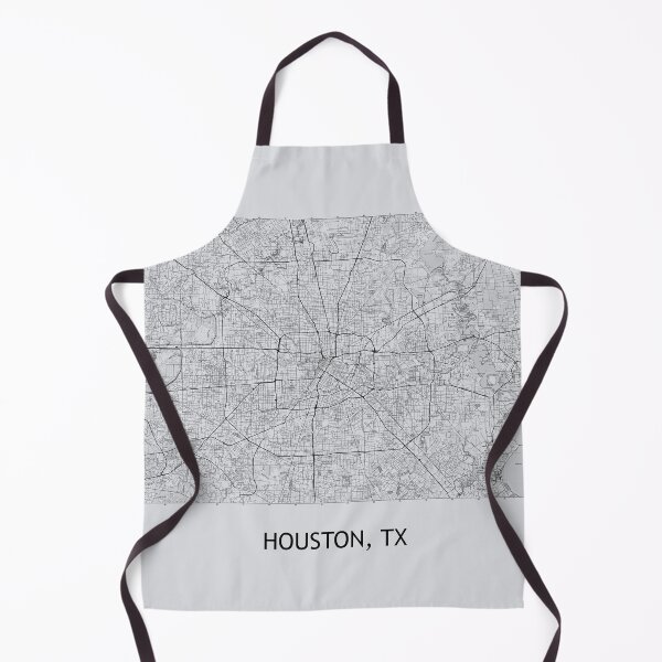 Item preview, Houston, TX 100K Topographical Map Grey designed and sold by PGHPhotoCo.
