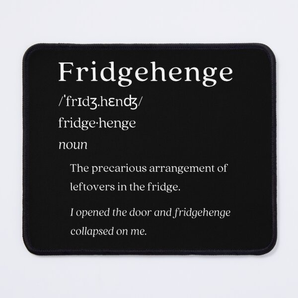 Artikelvorschau, Wörterbuch: Fridgehenge entworfen und verkauft von nature. electrified..