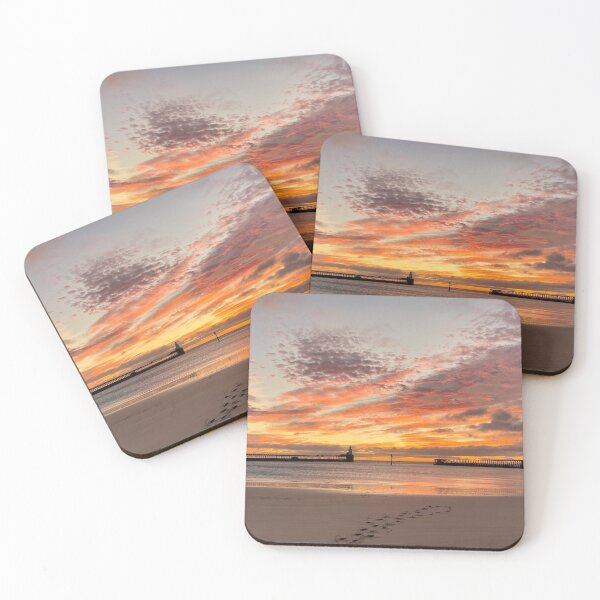 Item preview, Footsteps in the Sand at Sunrise designed and sold by Violaman.