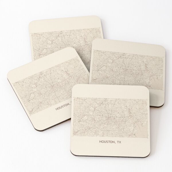 Item preview, Houston, TX 100K Topographical Map Vintage designed and sold by PGHPhotoCo.