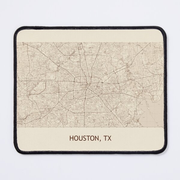 Item preview, Houston, TX 100K Topographical Map Vintage designed and sold by PGHPhotoCo.