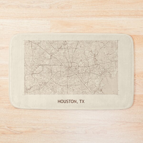 Item preview, Houston, TX 100K Topographical Map Vintage designed and sold by PGHPhotoCo.