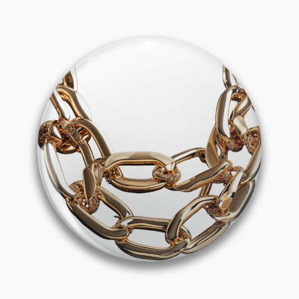 Item preview, Shiny gold bold chain designed and sold by ArtisticPen-art.