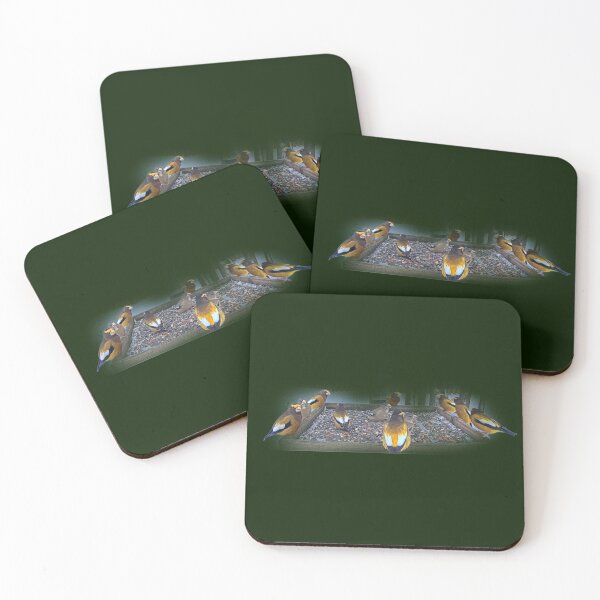 Item preview, EVENING GROSBEAKS designed and sold by THE AMERICAN TEEVANGELIST.