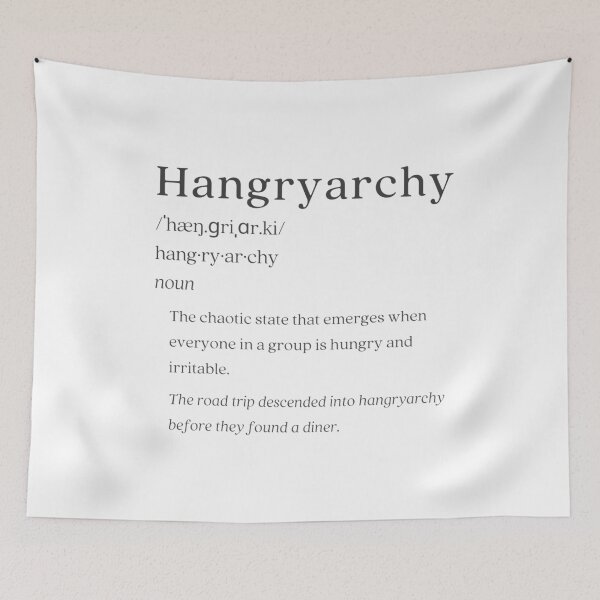 Item preview, Dictionary: Hangryarchy designed and sold by nature. electrified..