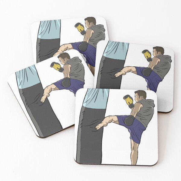 Item preview, Kickboxer Training with Punching Bag designed and sold by StairheadStore.