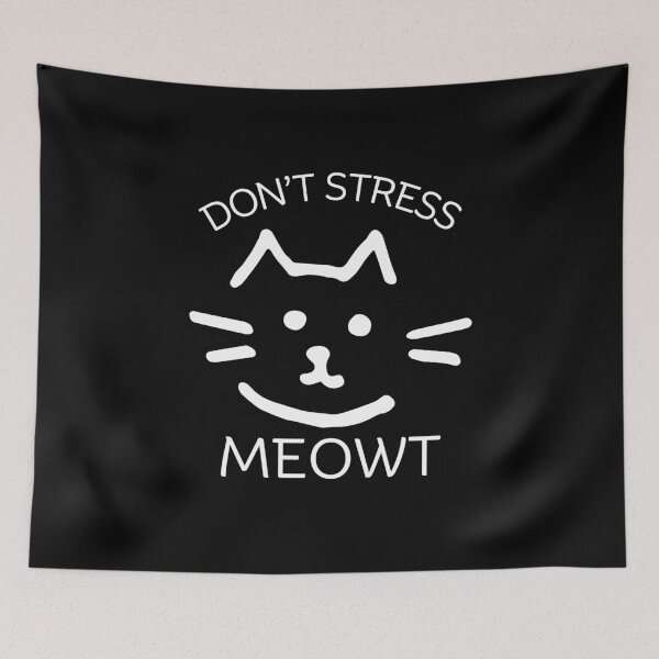 Artikelvorschau, Mach dir keinen Stress, miau entworfen und verkauft von Peerless-Prime.