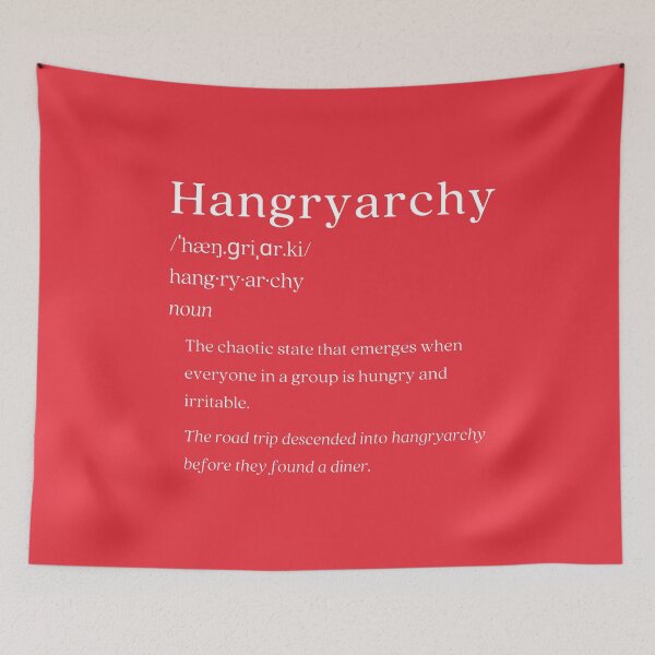 Item preview, Dictionary: Hangryarchy designed and sold by nature. electrified..