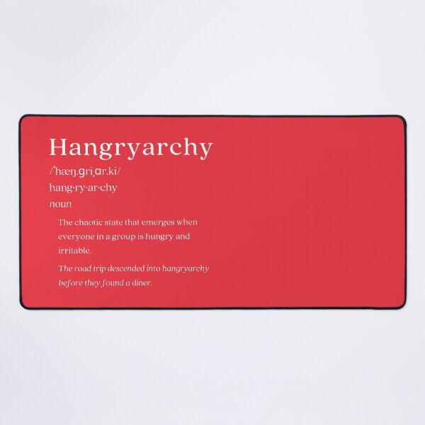 Artikelvorschau, Wörterbuch: Hangryarchy entworfen und verkauft von nature. electrified..