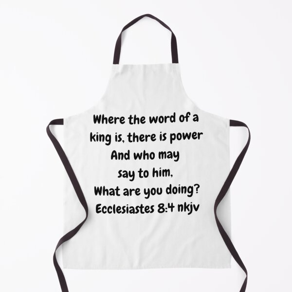 Item preview, Where the Word of a King Is" - Ecclesiastes 8:4 Scripture T-Shirt designed and sold by Nara8.