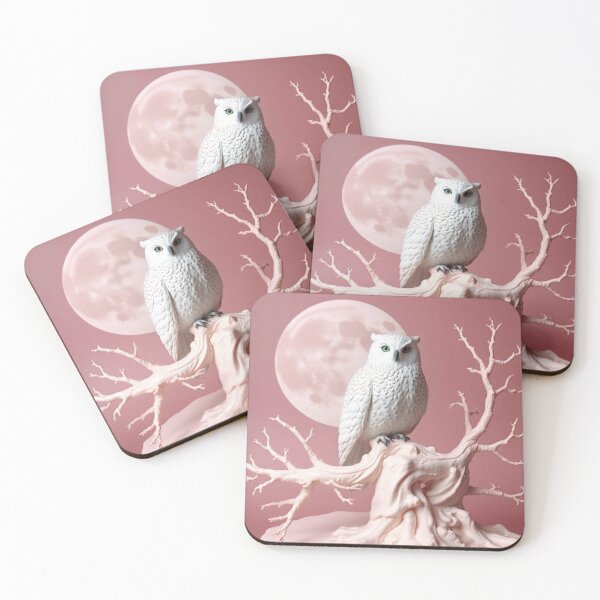 Item preview, Pink night owl designed and sold by Sadia  Jannat.