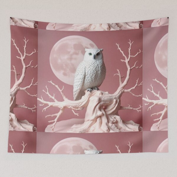 Item preview, Pink night owl designed and sold by Sadia  Jannat.