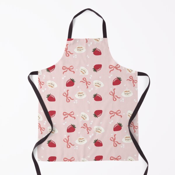 Item preview, Strawberry Bow Teacup Seamless Pattern Wallpaper, Cutesy Repeat Pattern  designed and sold by DigitalArrange.