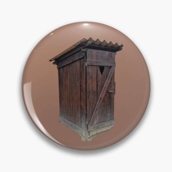 Aperçu de l'œuvre Toilettes extérieures, fond de mousse moka, grand motif créée et vendue par Gaboro.