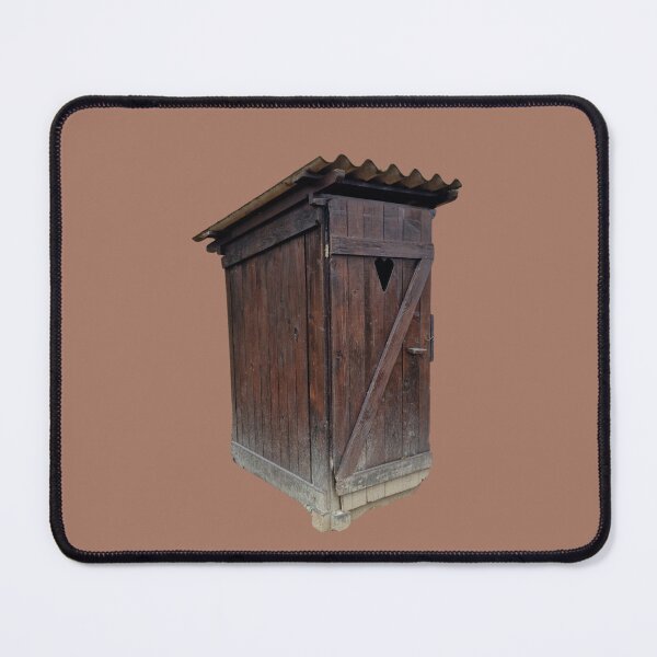 Item preview, Outhouse Toilet, Mocha Mousse Background, Big Pattern designed and sold by Gaboro.