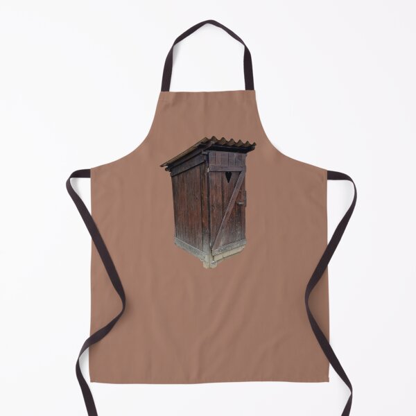 Item preview, Outhouse Toilet, Mocha Mousse Background, Big Pattern designed and sold by Gaboro.