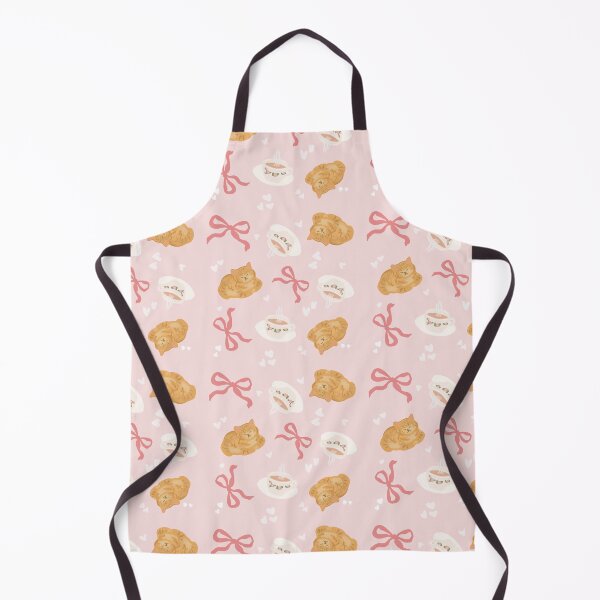 Item preview, Kittens Bow and Teacup Seamless Pattern Wallpaper, Cutesy Repeat Pattern  designed and sold by DigitalArrange.